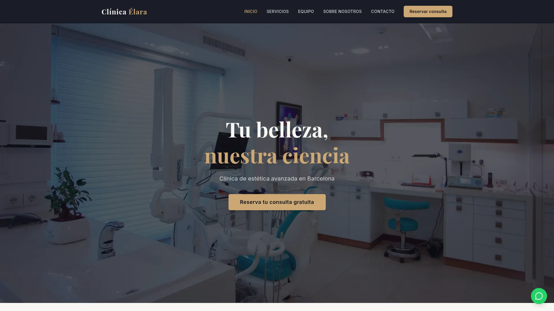 Demo de web para Clínica Élara