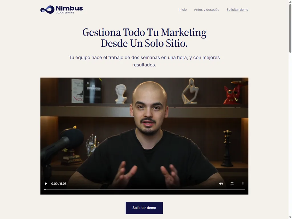 Nimbus Cloud Services, plataforma de marketing con IA