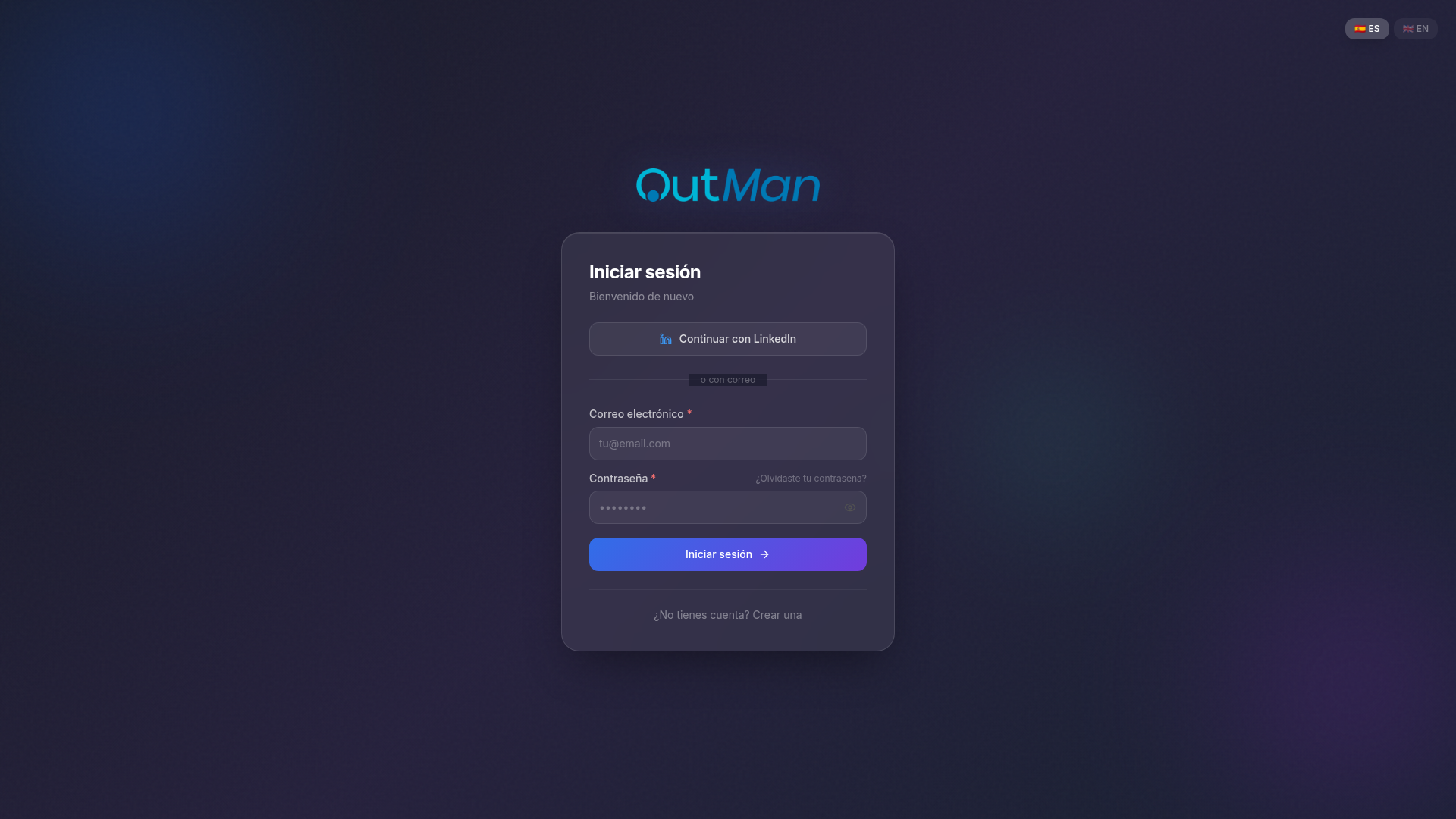 OutMan — App Web
